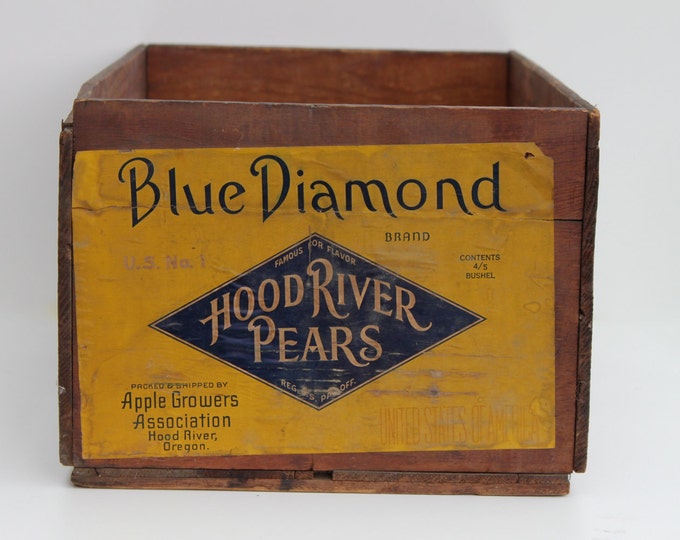 Vintage Fruit Crate - Etsy