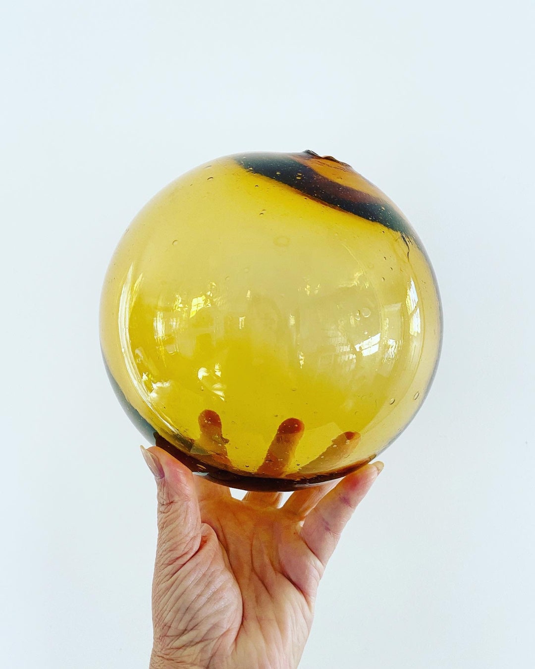 Hand Blown Glass Ball / Bowl Filler Etsy