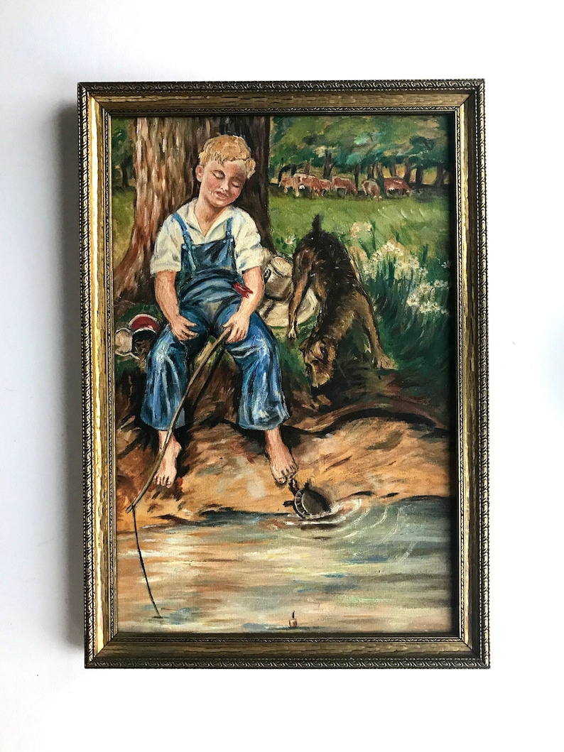 Vintage Painting Etsy