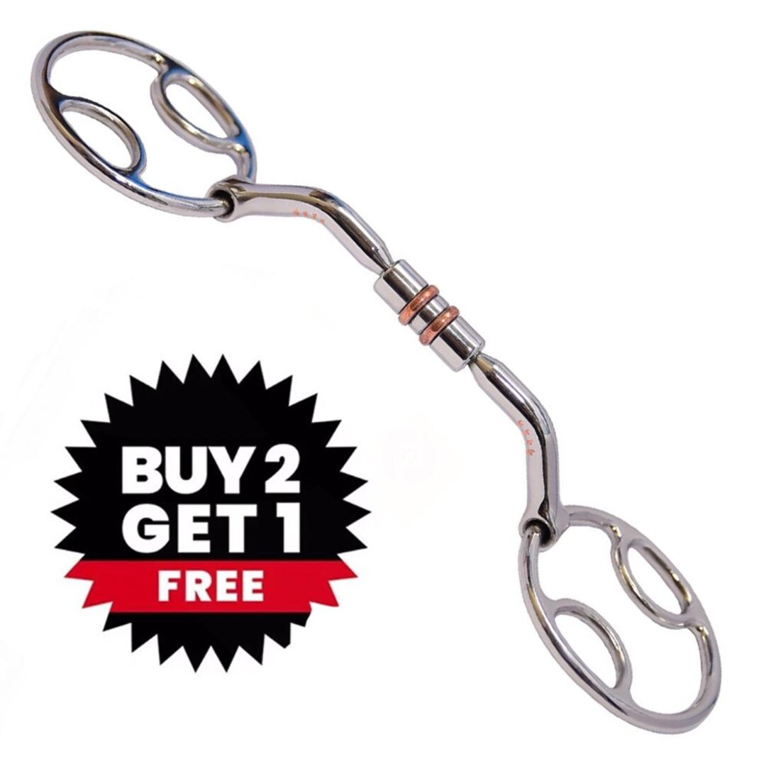 Bevel Loose Ring Bit Copper Roller Mouth Western Horse Riding Bit All ...