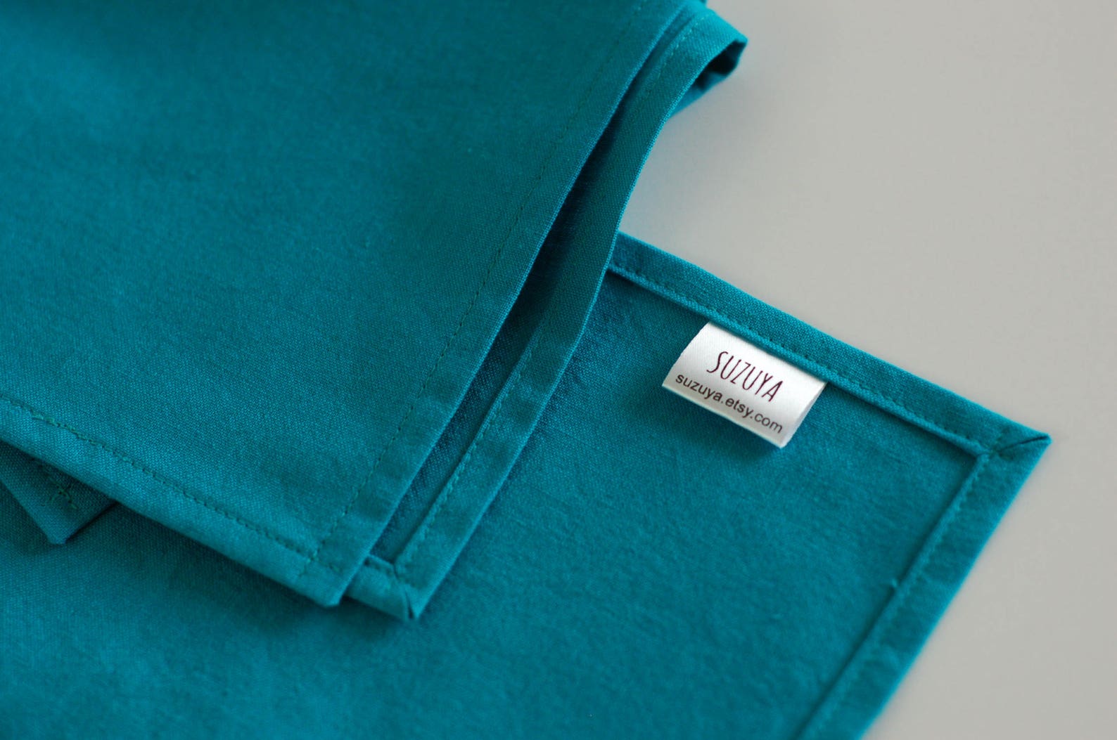 Organic Cotton Table Napkins 12 Square Set of 4 / Etsy