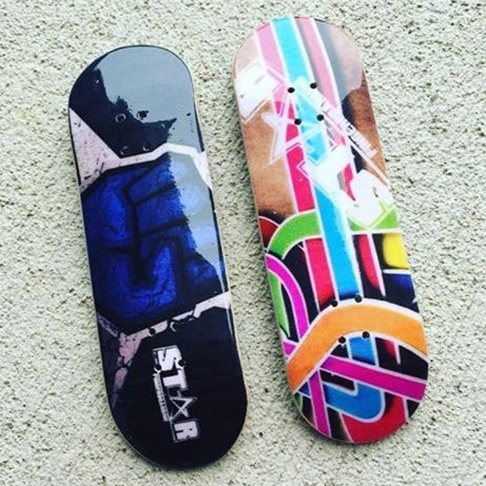 Custom Graphic Wooden FingerBoard Deck w/ Your Personalized Etsy