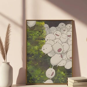 The Boy and the Heron Poster - Warawara Aesthetic Studio Ghibli Wall Art, Miyazaki Movie Print, Cute Anime Fan Gift image 3