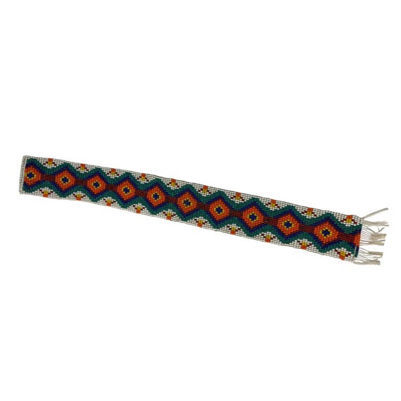 Handcrafted Native American Multicolor Beaded Str… - image 1