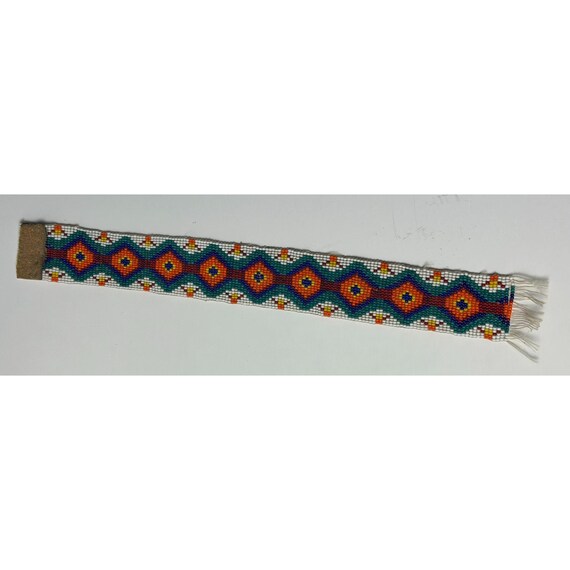 Handcrafted Native American Multicolor Beaded Str… - image 5