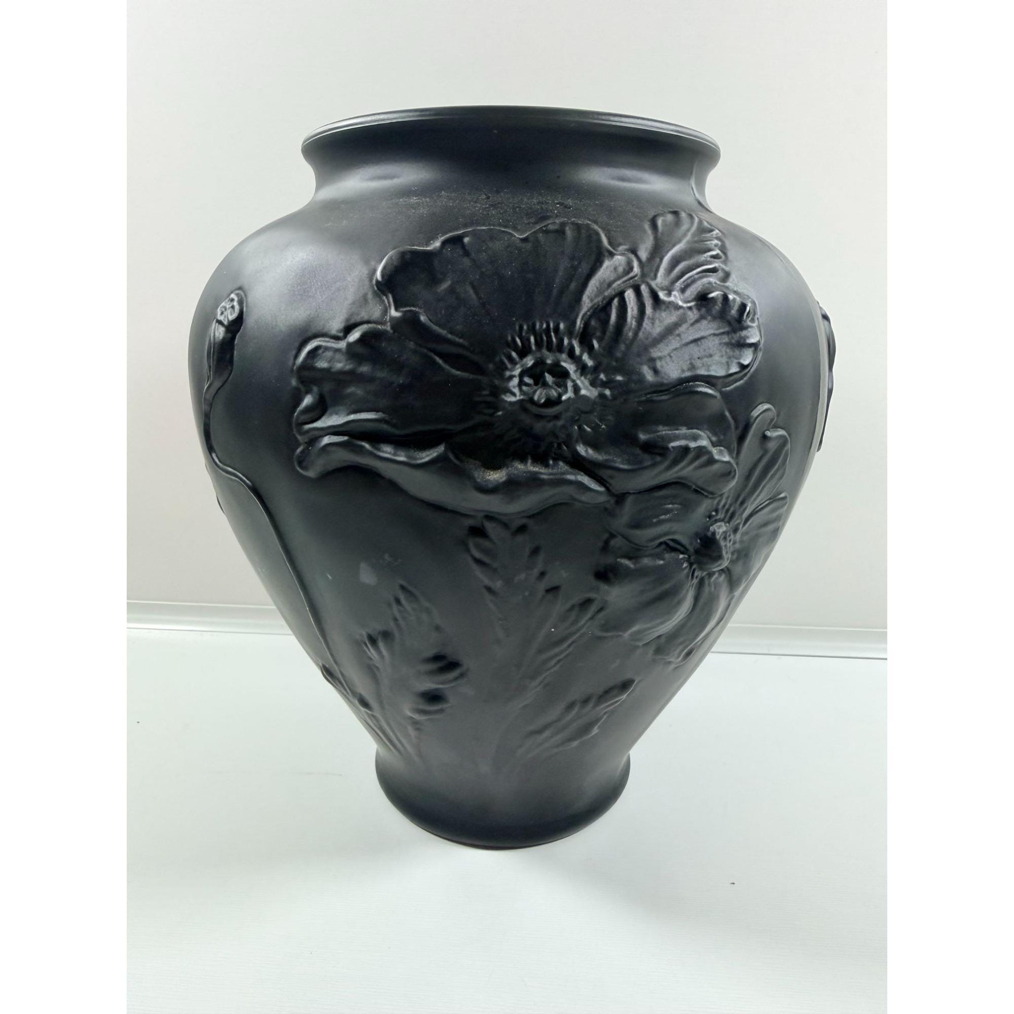 Art Deco Glass Vase - Etsy