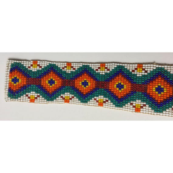 Handcrafted Native American Multicolor Beaded Str… - image 4