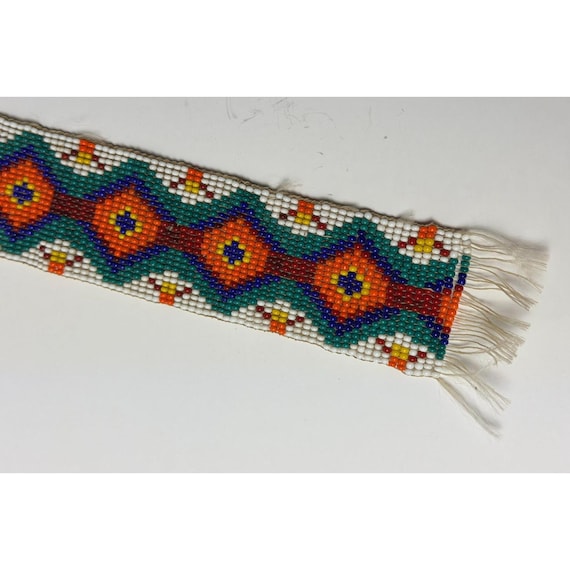 Handcrafted Native American Multicolor Beaded Str… - image 6