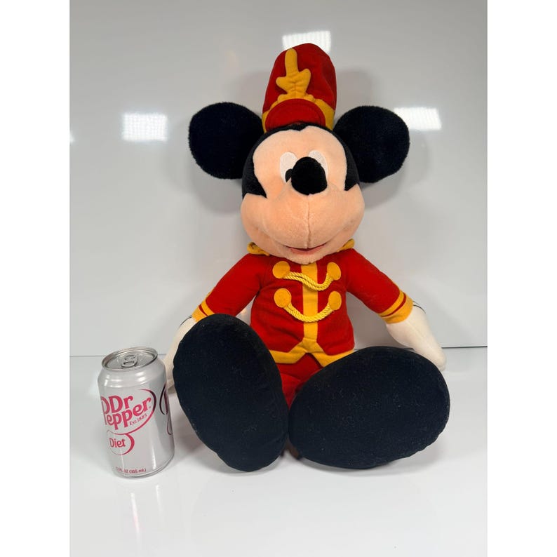 Vintage Disney Mickey Mouse Band Director Leader 2000 Plush Stuffed Toy image 2