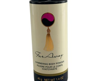 Puder do ciała Vintage Far Away Shimmering Body Powder 40g marki Avon Silky Soft Fragrance SEALED