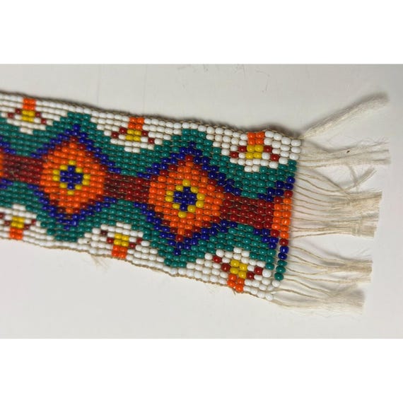 Handcrafted Native American Multicolor Beaded Str… - image 2