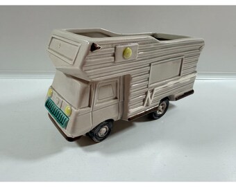 Vintage Relpo #6946 1970s RV Motorhome Camper Ceramic Planter