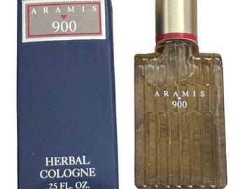 Vintage Aramis 900 Herbal Cologne .25 oz Mini Splash Full w/ Box Discontinued