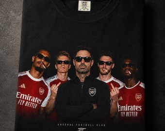 Comfort Colors®Arsenal Shirt Arsenal Fan Gift Vintage Style, Funny Arsenal Shirt, Saka Odegaard Graphic TShirt, Football Fan Gift