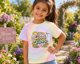 Retro Spiral Tie-Dye T-Shirt | Vintage Style Cotton Tee | Classic Unisex Graphic Shirt