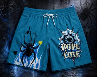 Herren Badehose mittellang | Leichte Strand-Shorts mit Mesh-Futter | Schnelltrocknende Sommer-Bademode | Entspannte Passform Pool & Strand Shorts