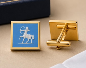 Quadratische Manschettenknöpfe aus Edelstahl - Gravur Stil Manschettenknöpfe Geschenk für Männer, Hochzeit & Jubiläum Accessoire
