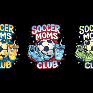 Soccer Moms Club Shirt, Soccer Mom Graphic Tee, Game Day Shirt, Trendy Soccer Mom Tee, Sports Mom Shirt, Cute Football Mom Gift