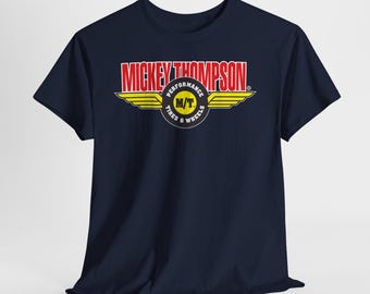 Camiseta unisex / Camiseta estampada del equipo de ruedas de MICKEY THOMPSON TIRES