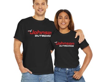Camiseta unisex Johnson Outboards / Camiseta estampada de manga corta