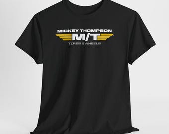 Camiseta unisex / Camiseta estampada del equipo de ruedas de MICKEY THOMPSON TIRES