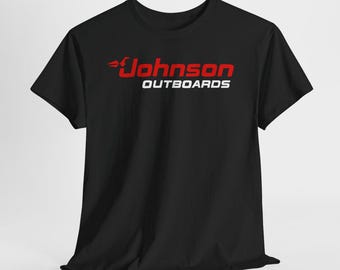 Camiseta unisex de manga corta con estampado gráfico del equipo Johnson Outboards