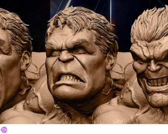 Hulk Inspired Monster STL Bundle | Muscular Superhero 3D Model | Resin & FDM 3D Print Files