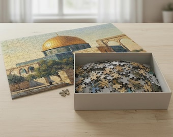 Islamic Puzzle - Al Aqsa / Blue Mosque Puzzle Motive