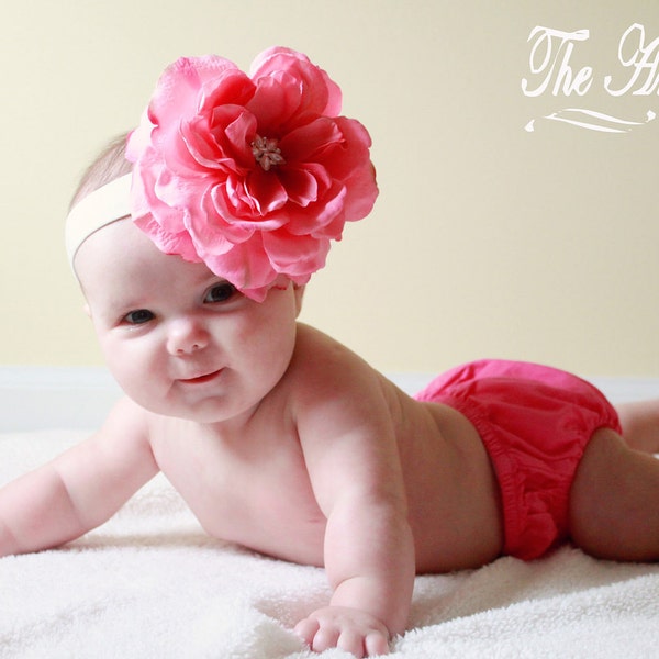 baby flower headband - infant flower headband