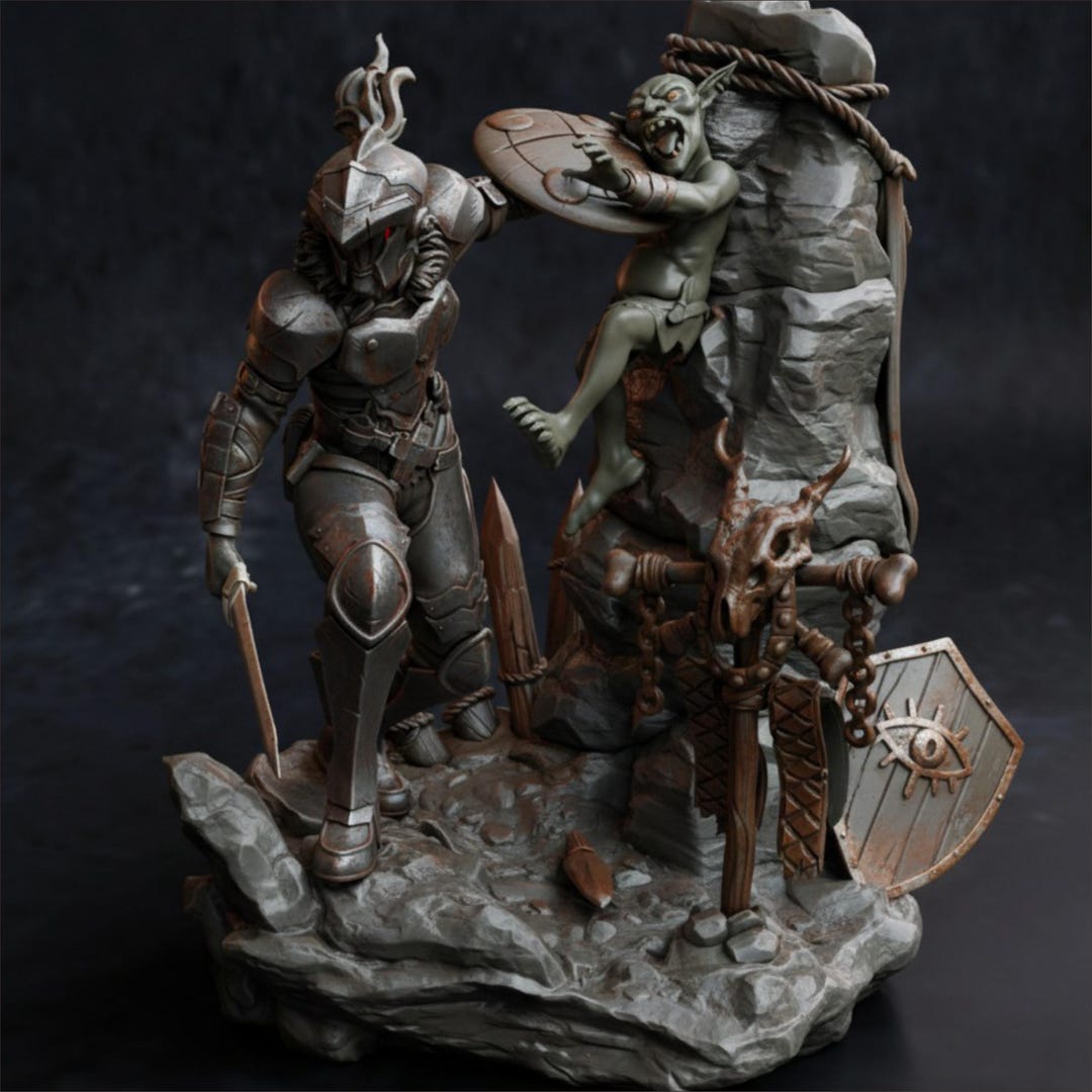 Orcbolg Warrior STL | Goblin Slayer Inspired | Ruthless Fantasy Fighter ...
