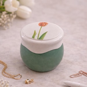 Tulipán / Maceta de resina única