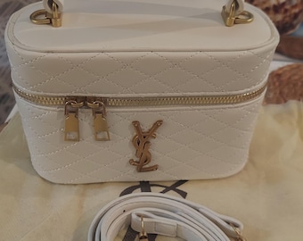 YSL Beaute GWP Vanity Case with adjustable strap EUC
