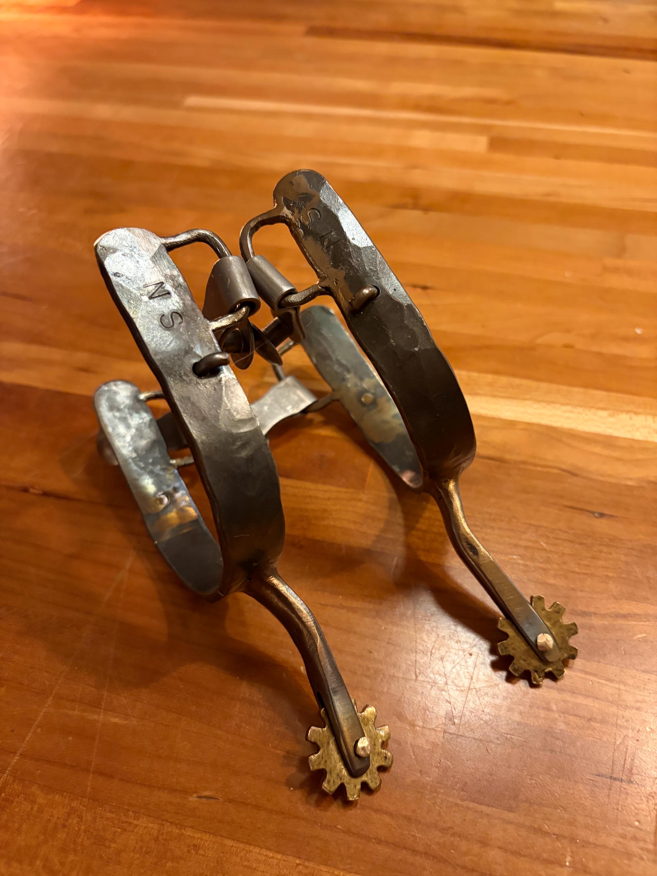 Hand Made Custom Spurs to Order - Complete Set - Etsy