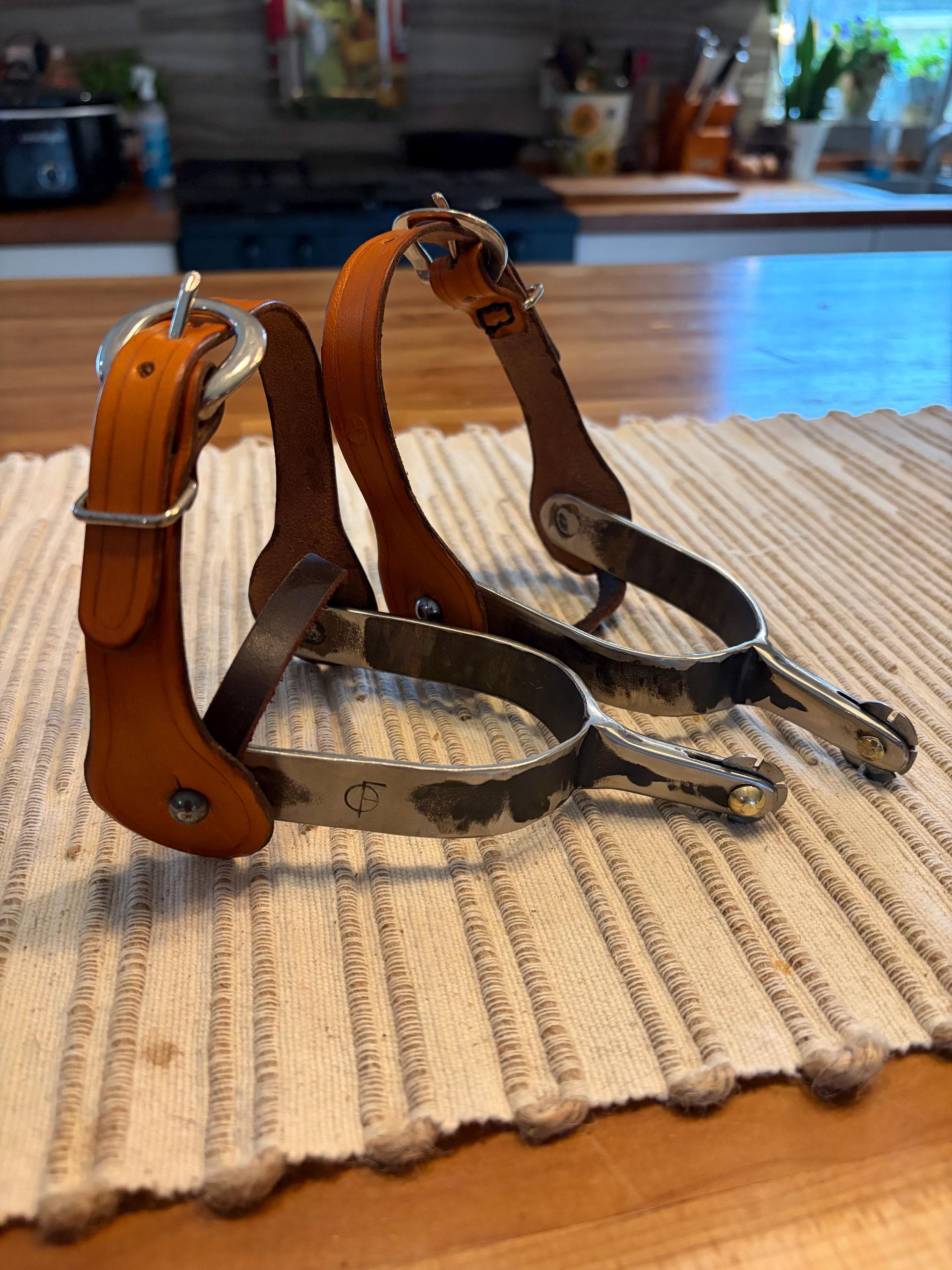Hand Made Custom Spurs to Order - Complete Set - Etsy