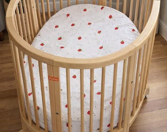 Sheet For Stokke V2 V3 | Pure Cotton Fitted Sheets | Stokke Sleepi Bed Sheets