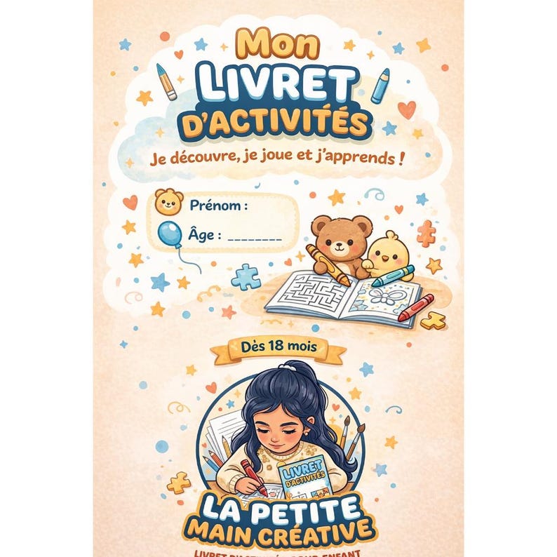 Mega Busy Book PDF 18 Months Printable Preschool Activity Booklet