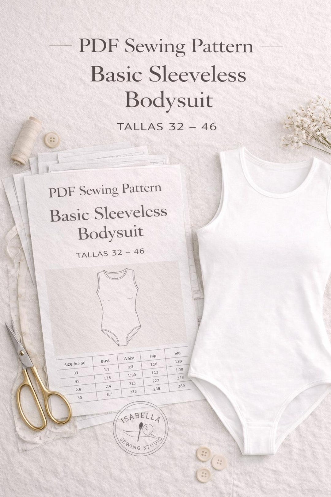 Body Básico para Mujer - Patrón de costura - Etsy España
