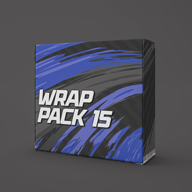 Razor Blue - Wrap Design - Blue & Black Livery | EPS Vector | High ...