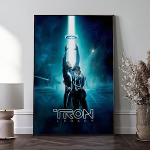 トロン：レガシーの映画ポスター、ウォールアート、ホームデコレーション、映画グッズ、ユニークな誕生日プレゼント