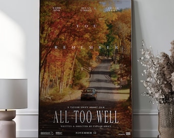 All Too Well Short1 Movie Poster Wall Art, Home Decor, Movie Collectibles, Unique Birthday Gifts