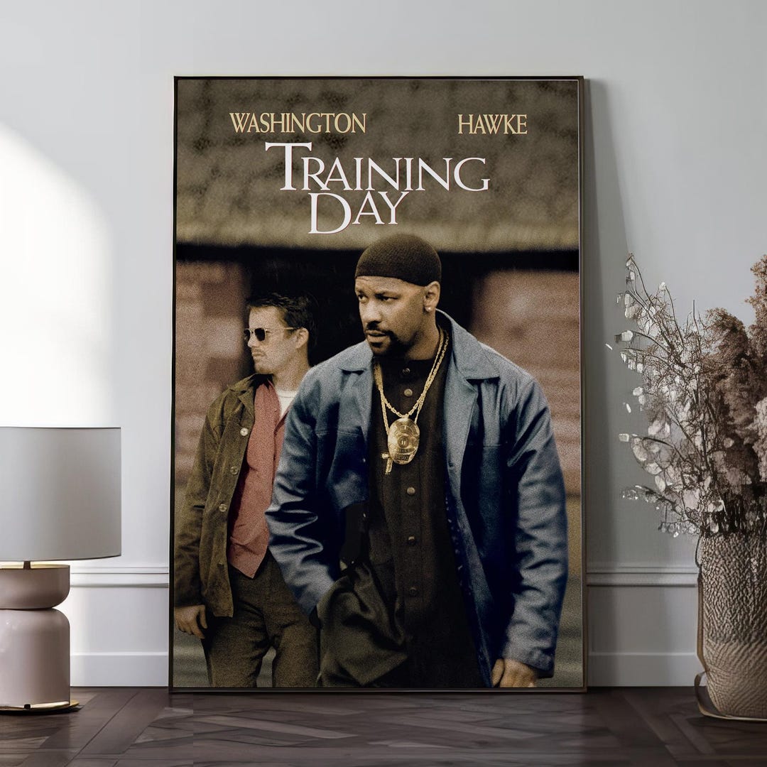 Training Day Movie Poster,wall Art, Home Decor, Movie Collectibles ...