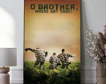 O Brother, Where Art Thou Movie Posters,Wall Art, Home Decor, Movie Collectibles, Unique Birthday Gifts