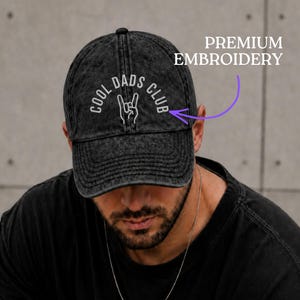 Cool Dads Club Cap, Dad Cap bestickt, Papa Cap, Dad Hat, Vintage Cap, Geschenk Papa, Bestickte Cap aus Baumwolle, Cool Dad Geschenk