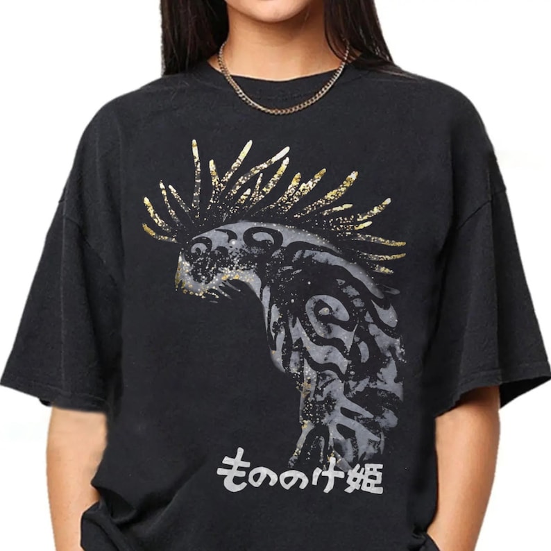 Mononoke Night-Walker Comfort Colors® Shirt, Studio Ghibli Shirt, Sweatshirt, Hoodie, Y2K Graphic Tee image 1