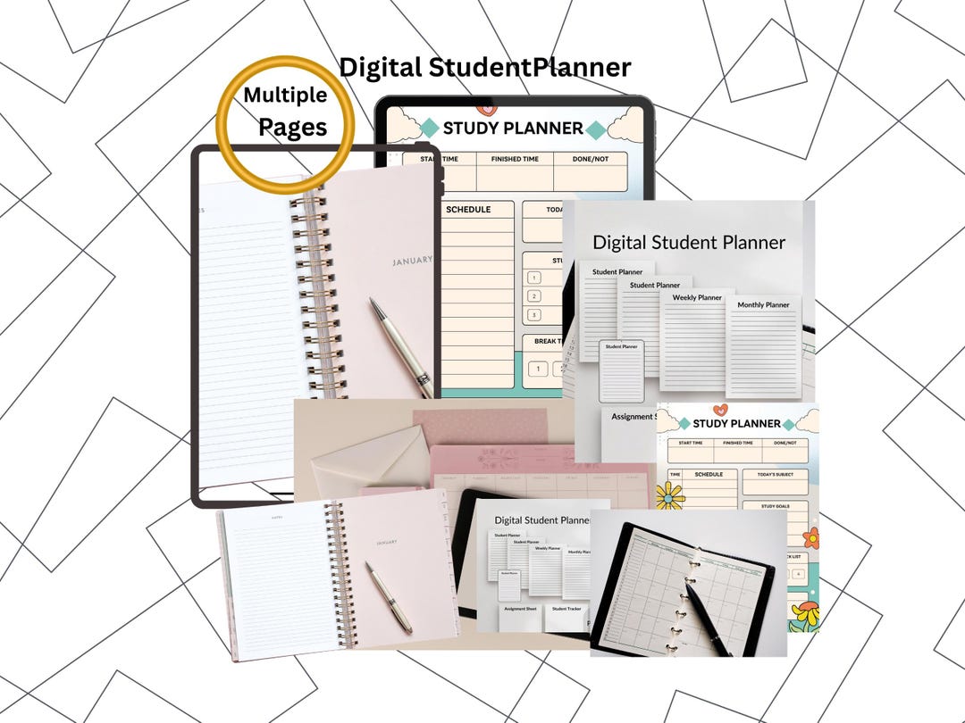 Digital Student Planner 2026 | Academic Planner With Assignment Tracker ...