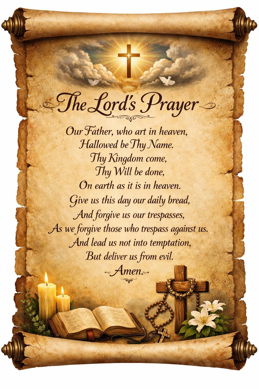 Christian Prayer Wall Art Printable, Bible Prayer, Scripture Wall Art ...