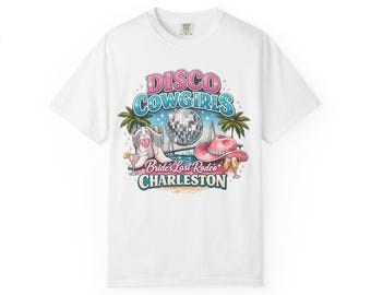 Disco Cowgirls T-shirt | Charleston Brides Last Rodeo Tee