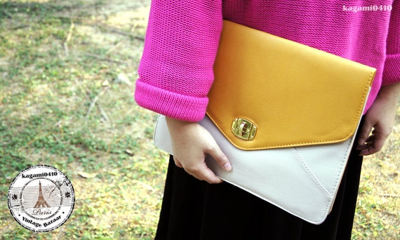 Items similar to High Fashion Large Envelope Clutch Bag on Etsy