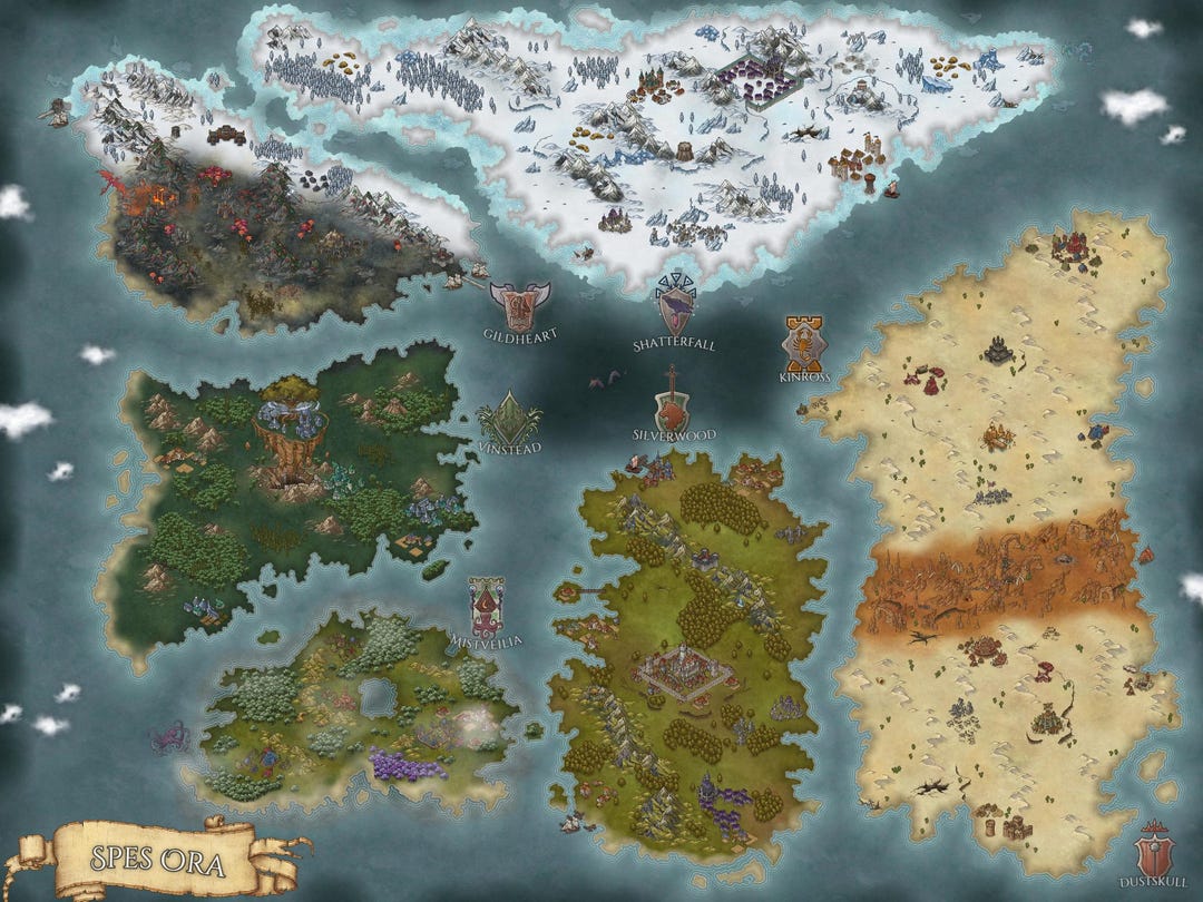 Dungeons & Dragons Map Commissions With Inkarnate (read Description) - Etsy