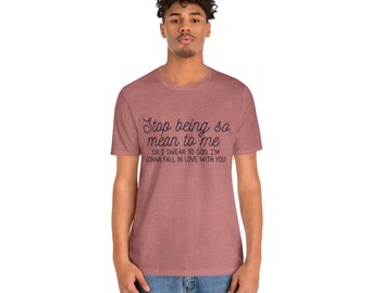 New Girl Nick Miller Quote T-Shirt | Stop Being So Mean To Me Comedy Tee